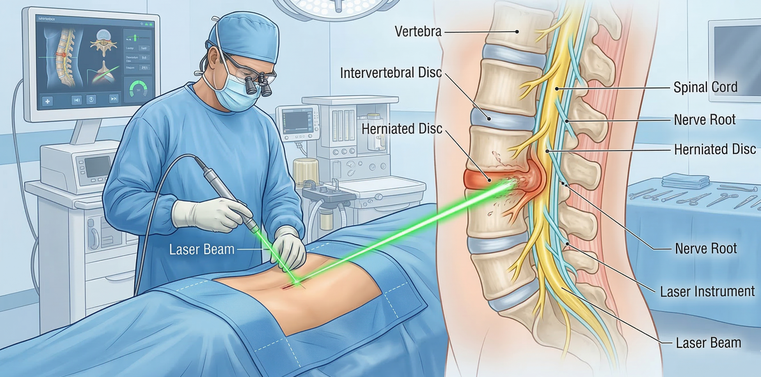 Laser Spine Surgery: Is It Safe and Effective?